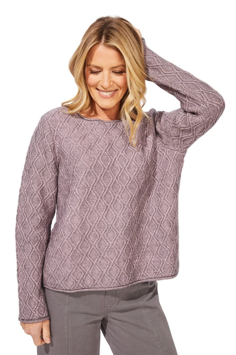 Cozy Diamond Easy Pullover