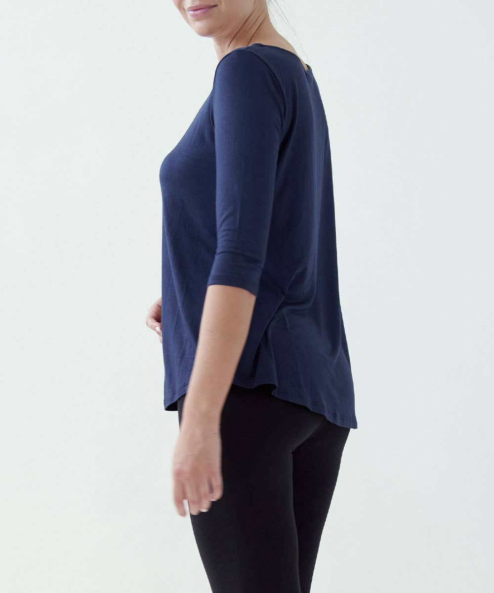 Bamboo Elbow Sleeve Top