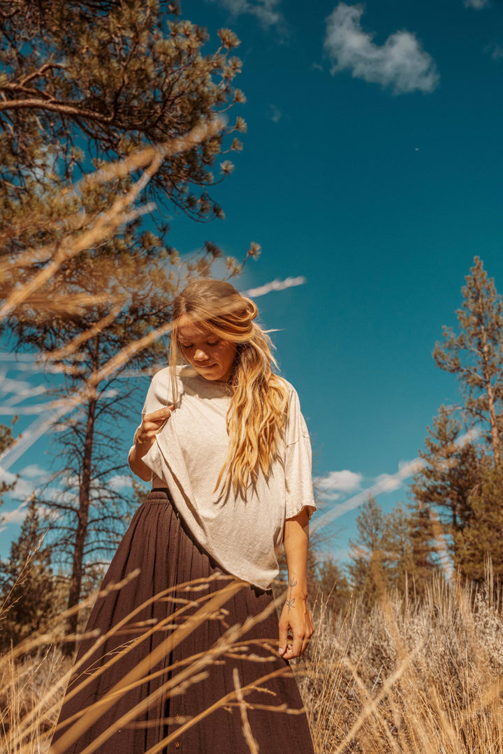 Hemp Organic Cotton Crop T-Shirt Blank Eco Unisex Tee