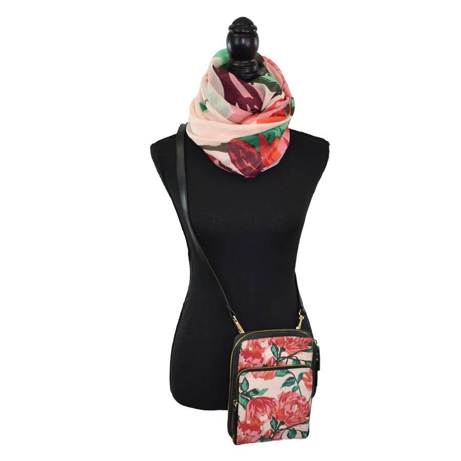 Hope Large Floral Pareo Cotton Scarf