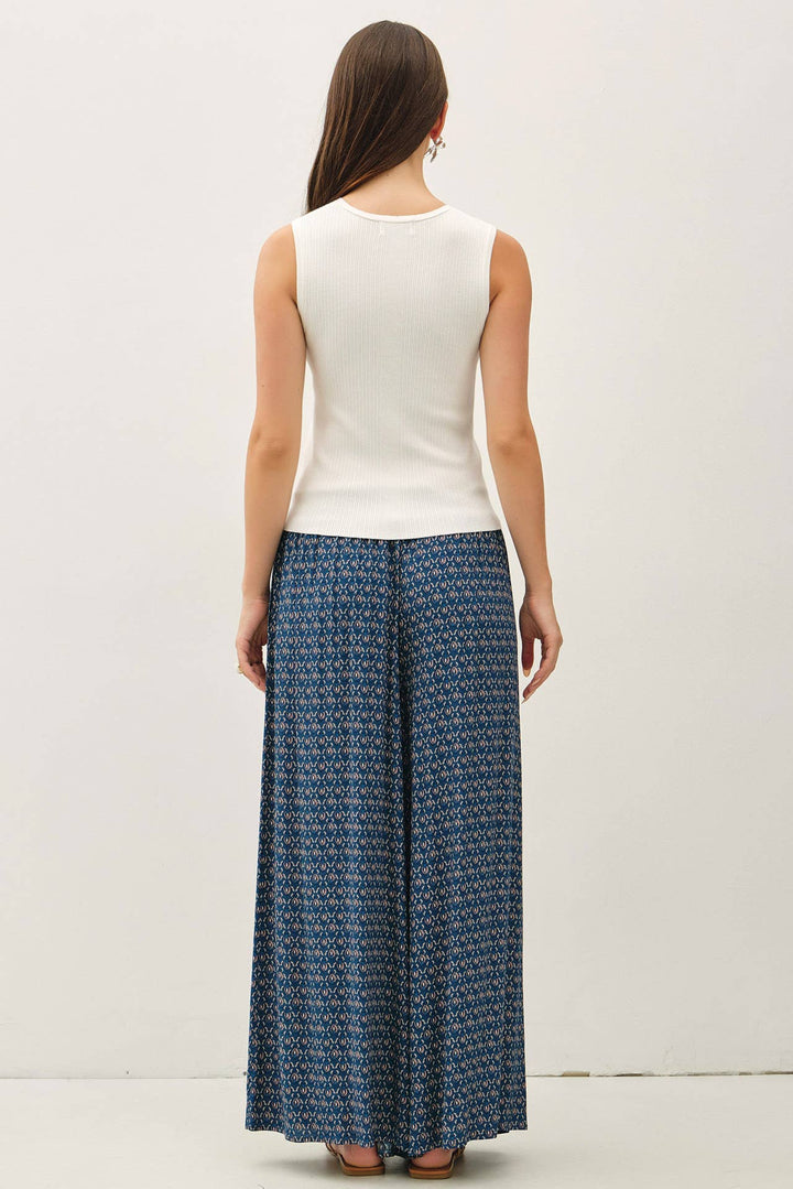 Paisley Printed Palazzo Pants