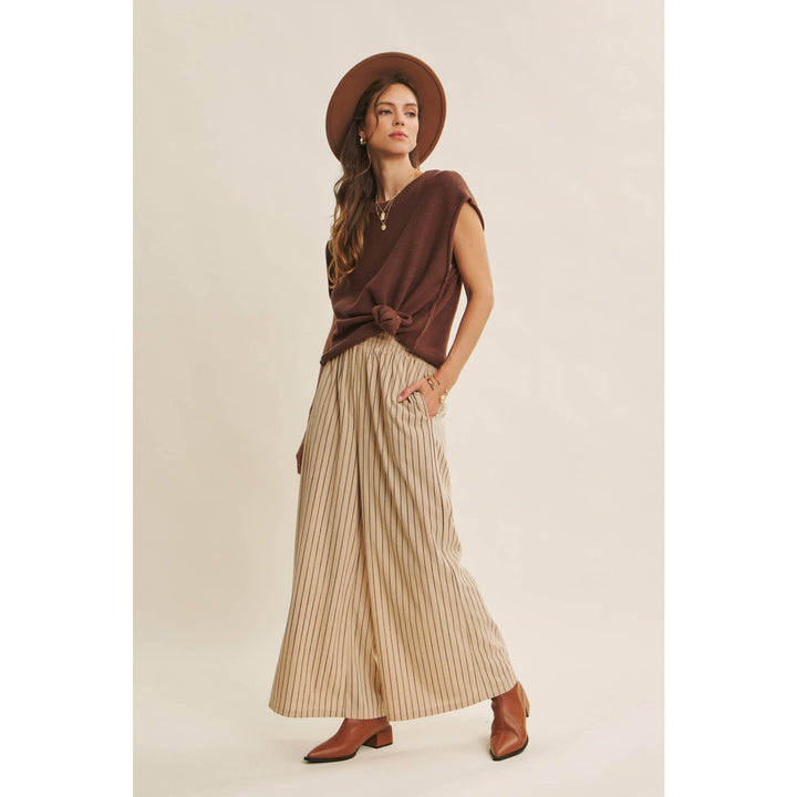 Endlessly Wearable Striped Corduroy Comfy Wide-Leg Pants