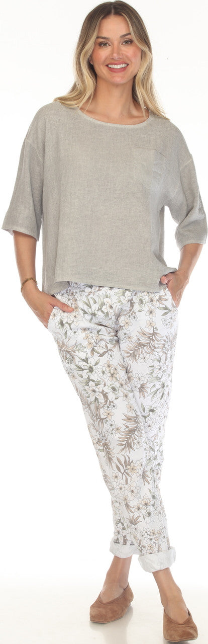 Cuffed Sleeve Top