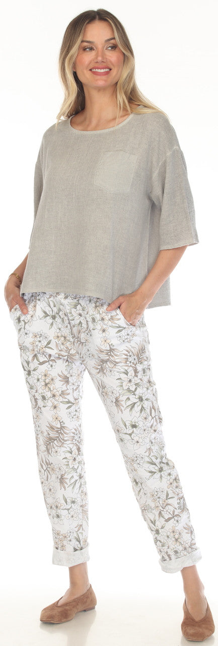 Cuffed Sleeve Top