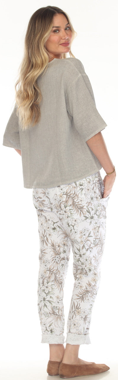 Cuffed Sleeve Top