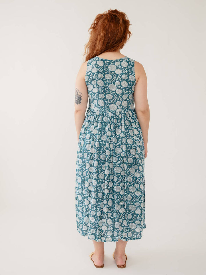 Olivia Dress Teal Modal