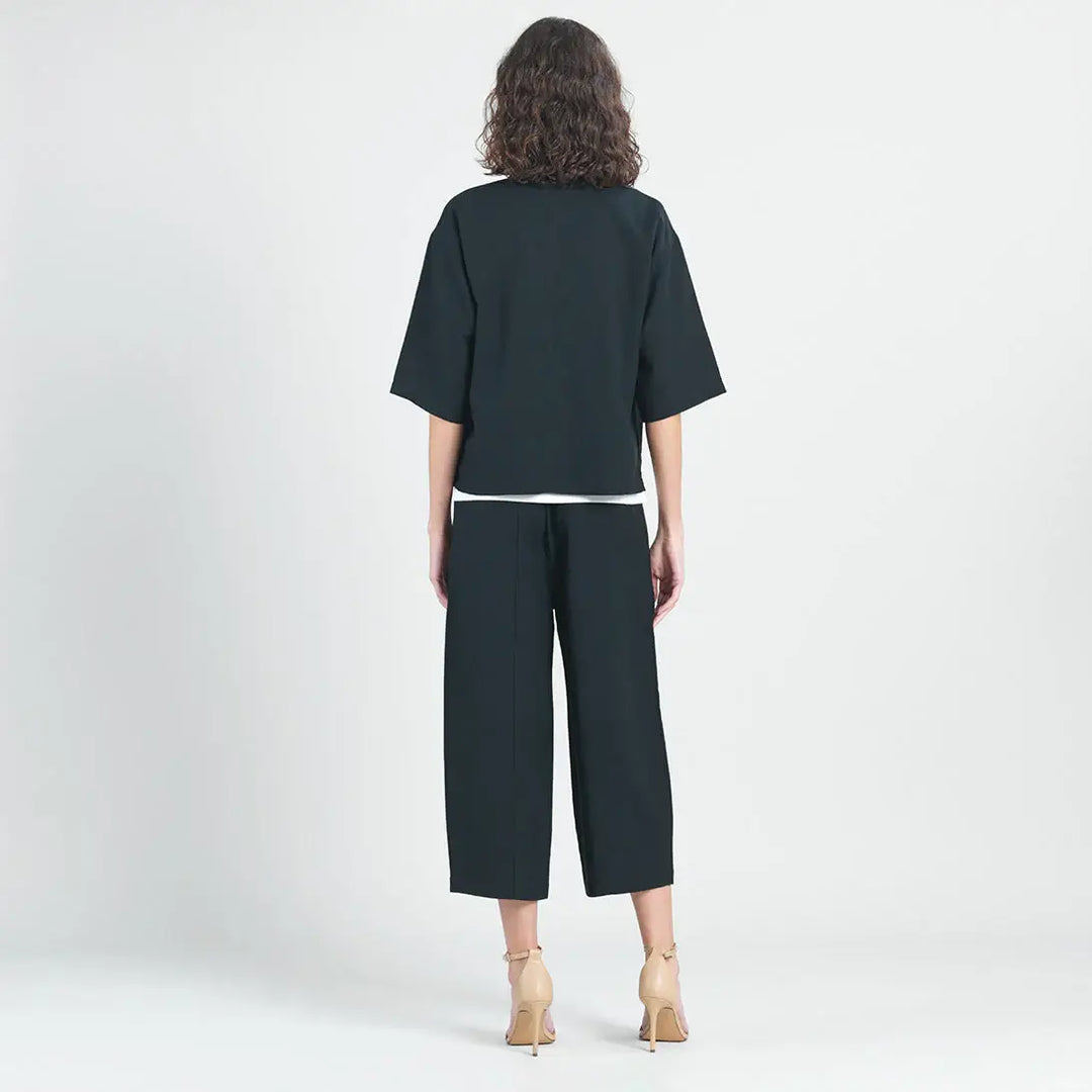 Linen Knit - Hi-Low Pocket Cardigan Jacket