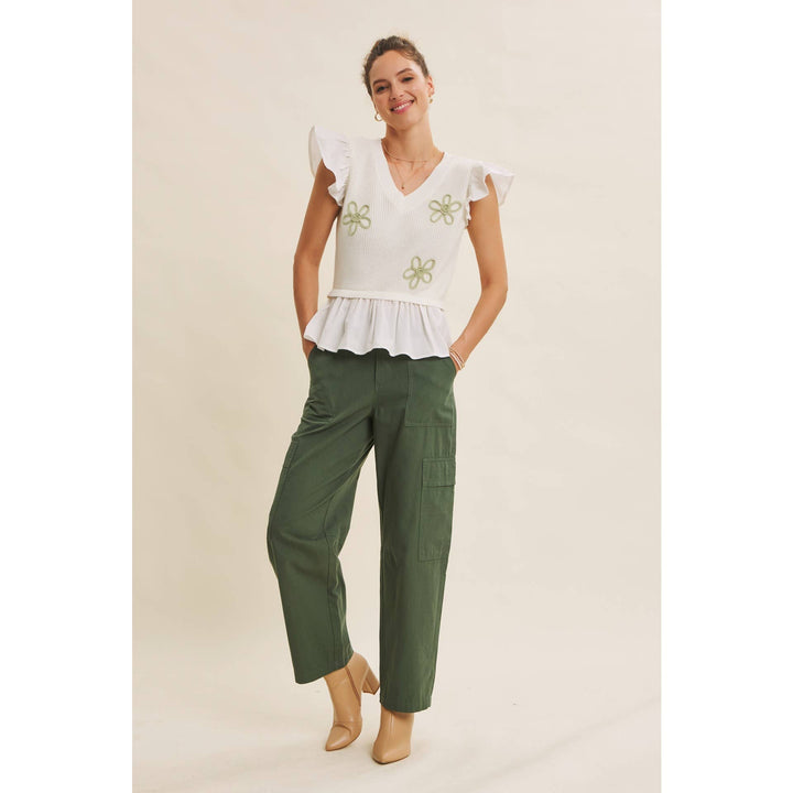 Endlessly Wearable Cotton Garment-Washed Cargo Pants