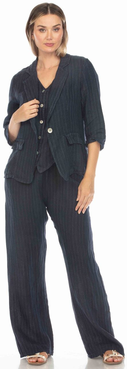 Pinstripe Blazer