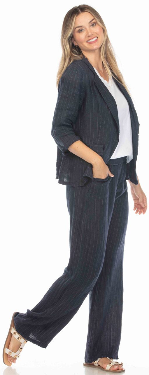 Pinstripe Blazer