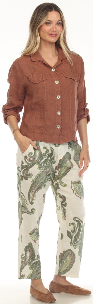 Solid Button Front Cardigan Jacket
