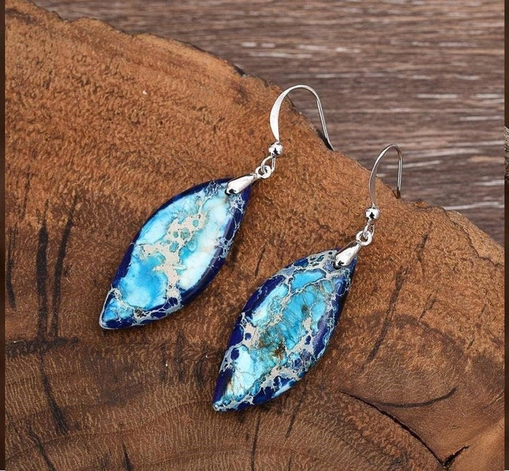 Jasper Drop Earrings