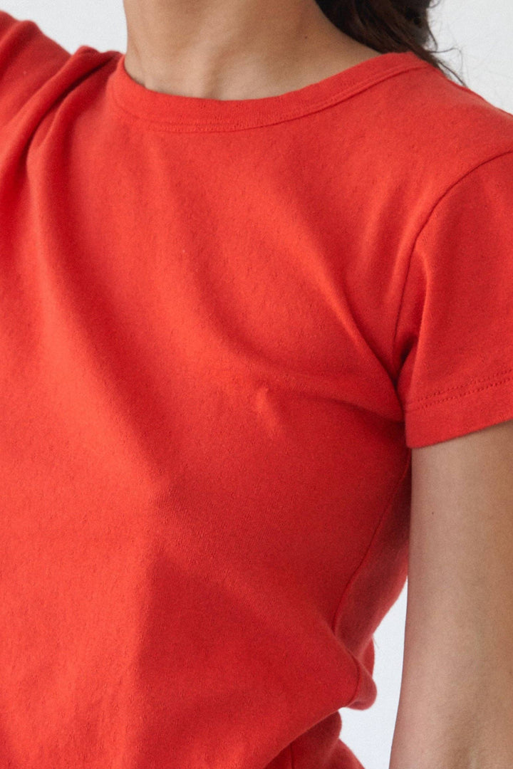 Pointelle Baby Tee