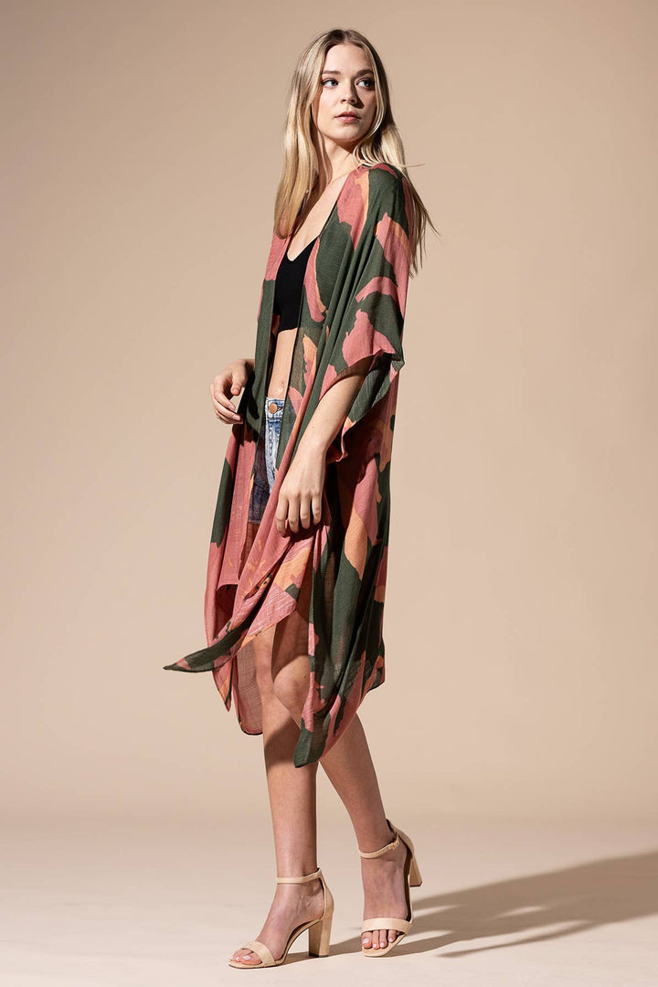 Sweeping Floral Kimono