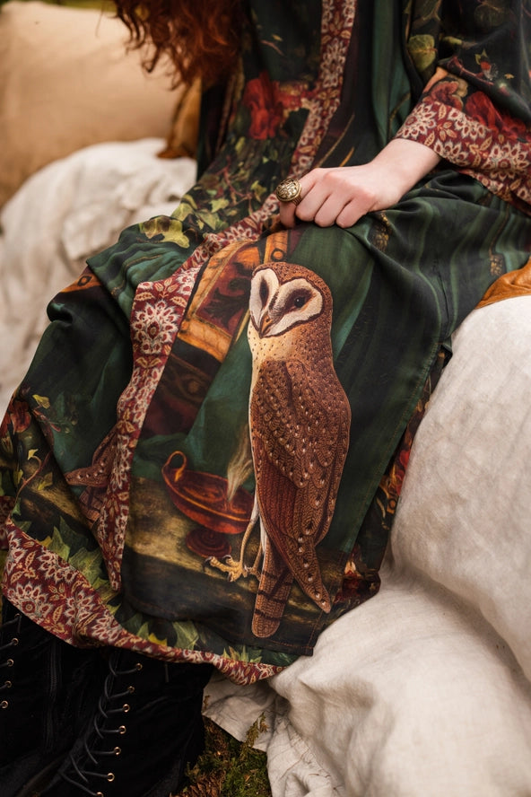 Solstice Opera Duster Kimono Robe ft. Persephone, Moon & Owl