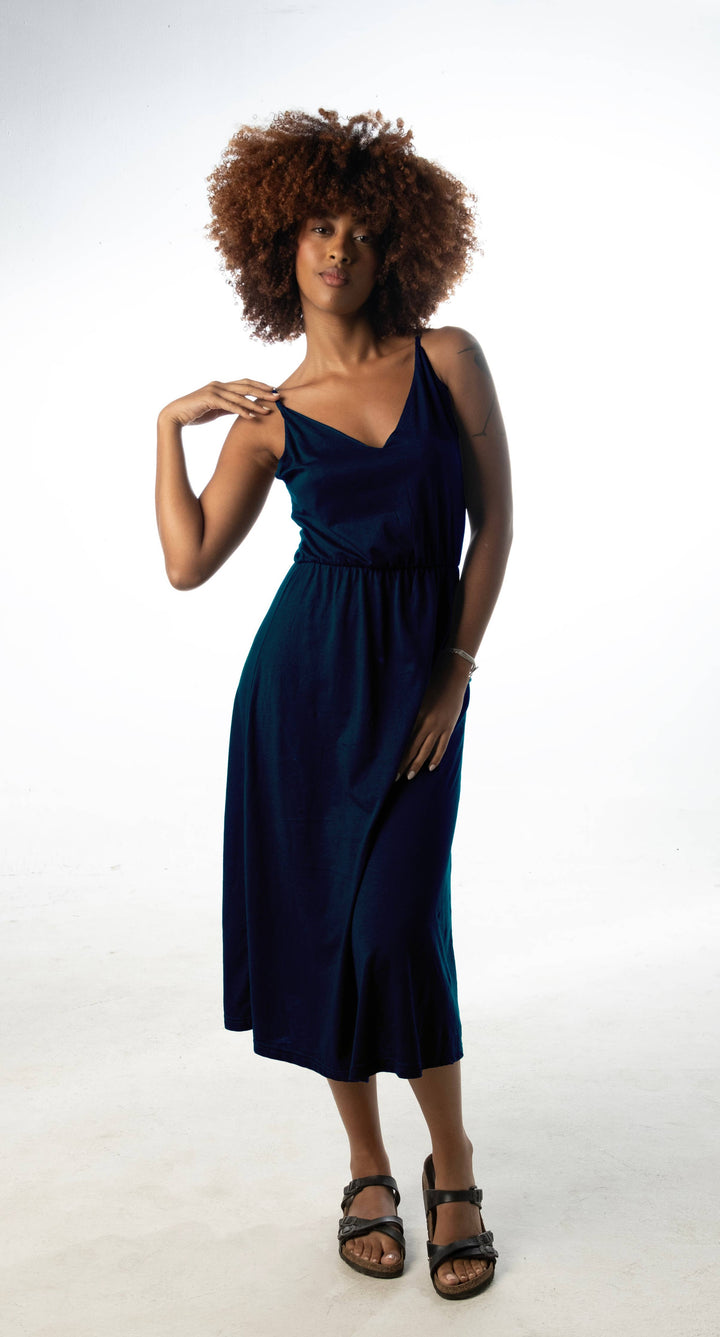 Strappy Modal/Cotton Beach Dress