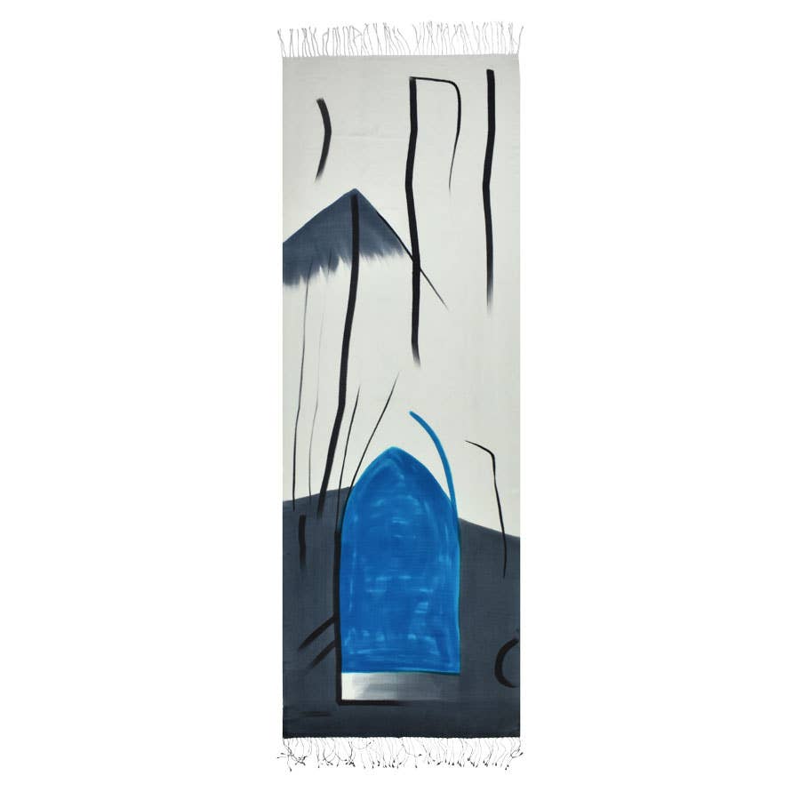 Ramona Handpainted Silk Scarf