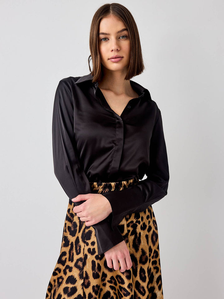 Valentine Skirt in Solid Satin