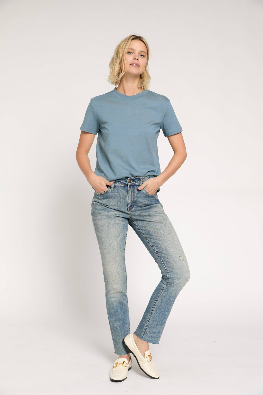 Crosby Mid Rise Relaxed Taper Jean, 4 Year Vintage