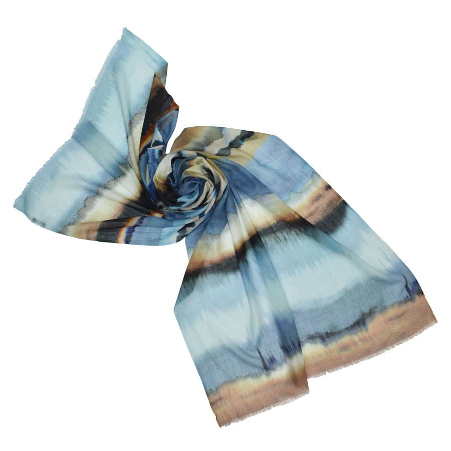 Rivondale Watercolor Stripe Scarf