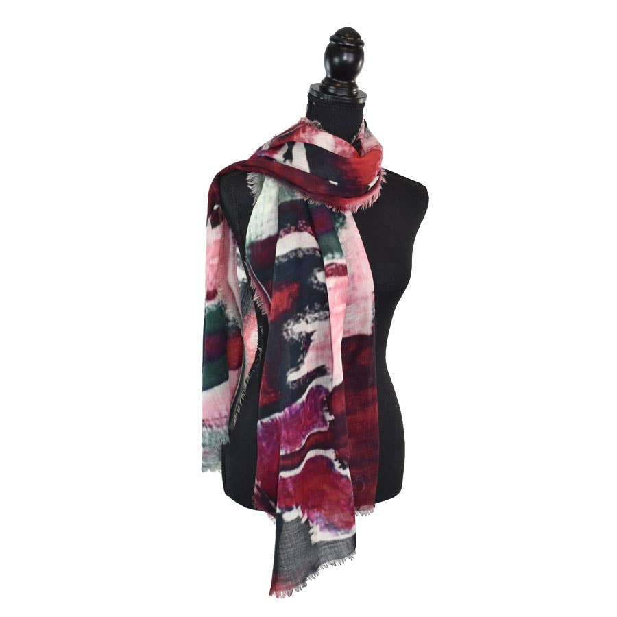 Nairobi Abstract Matty Wool Scarf
