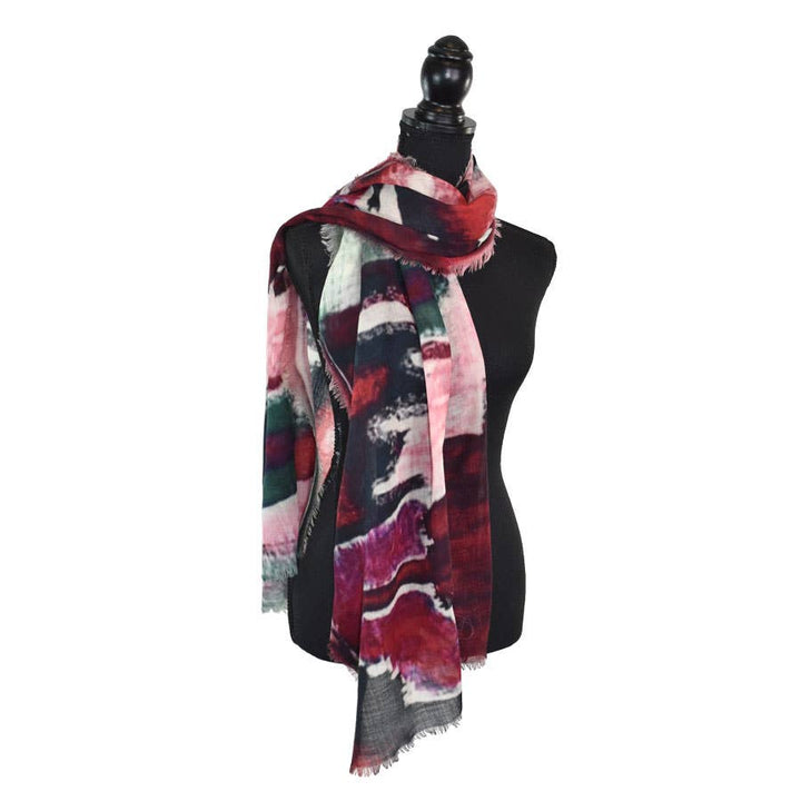 Nairobi Abstract Matty Wool Scarf