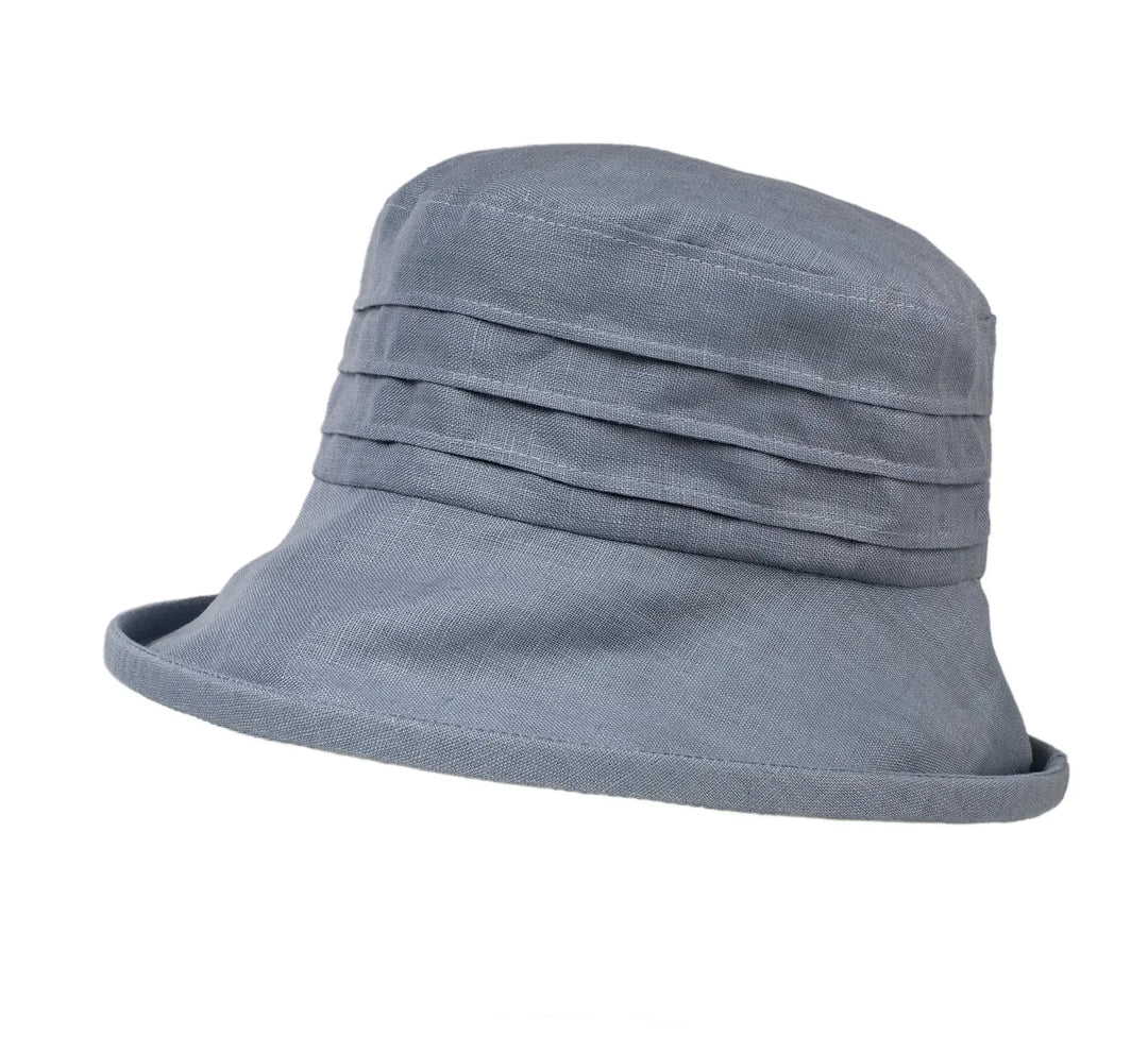 Large Brim Linen, Packable Sun Hat