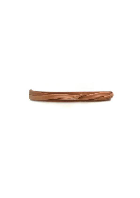 Skinny Wrap Belt - Cognac