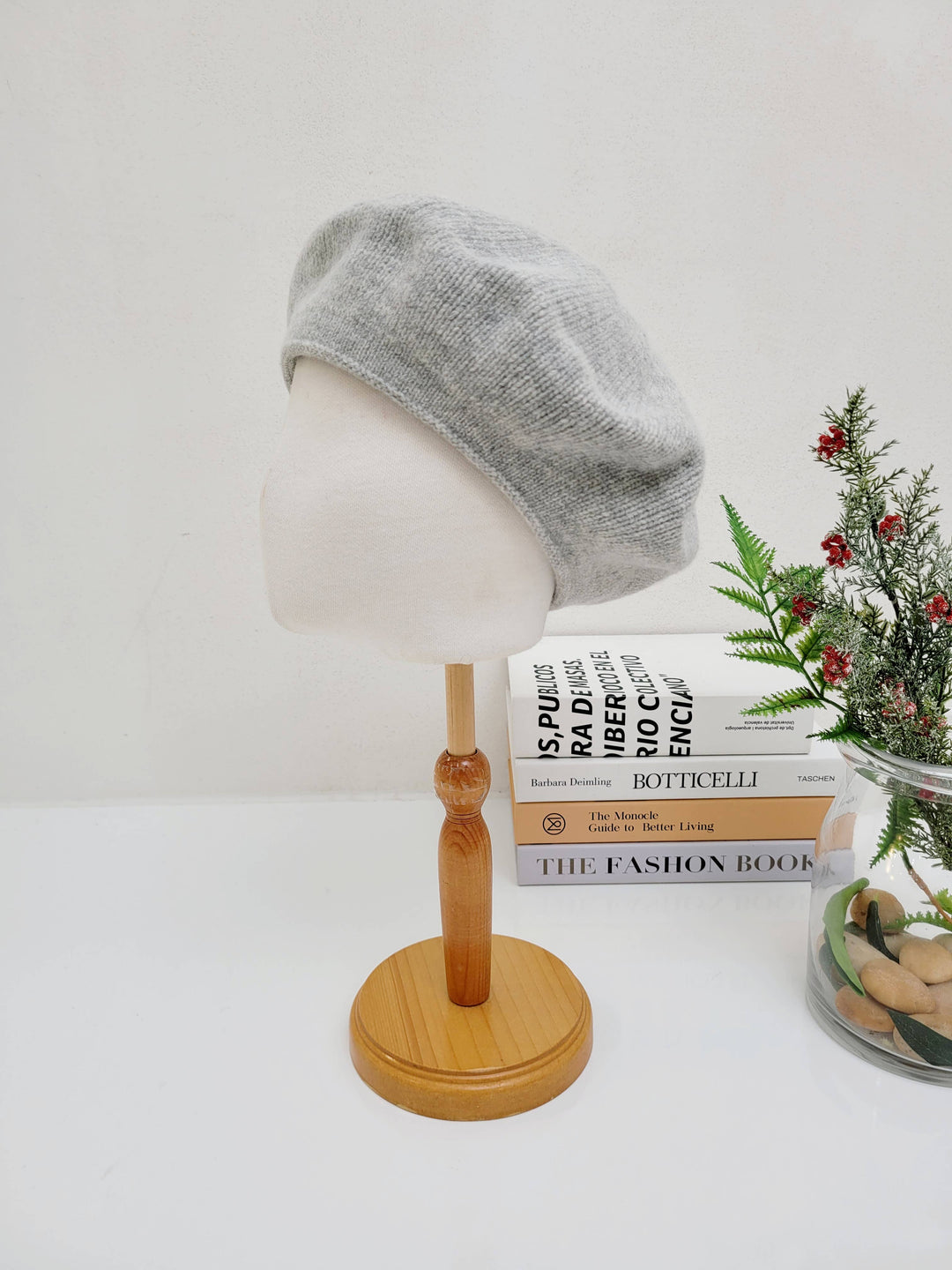 100%  Solid Wool French Beret