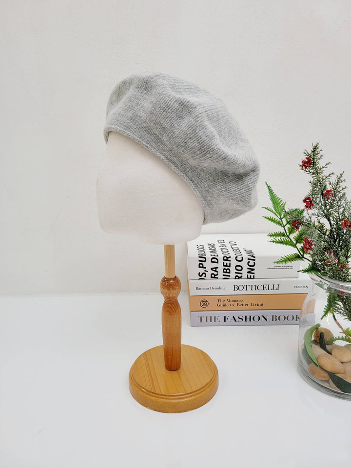100%  Solid Wool French Beret