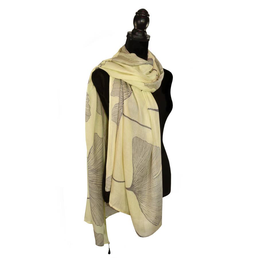 Ginko Floral Scarf