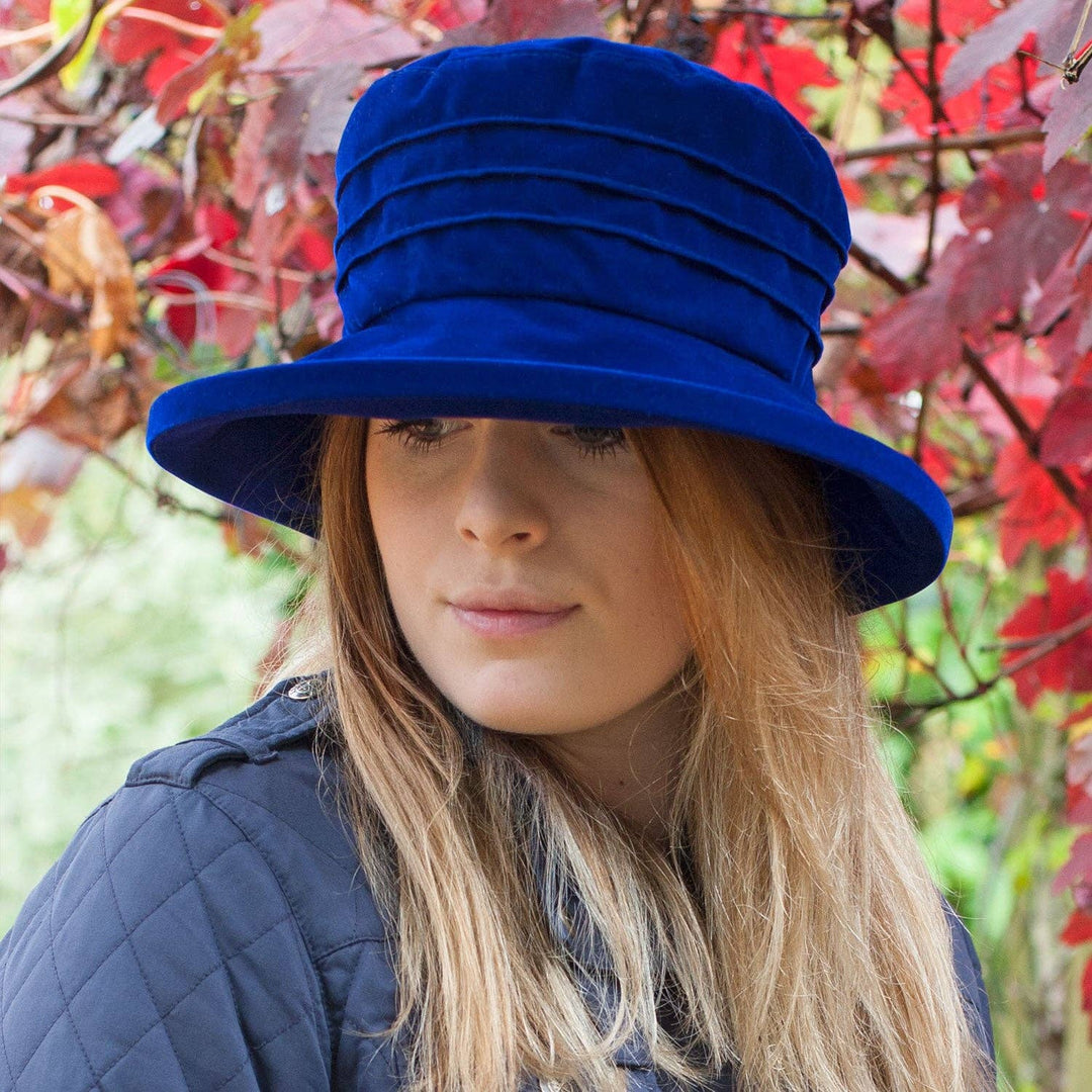 Water Resistant Velour Packable Hat