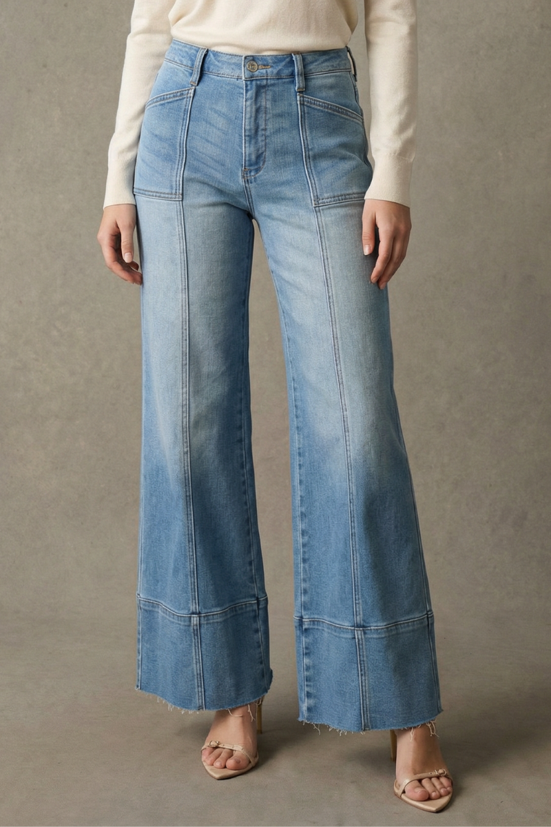 Eco Friendly Tummy Control Slim Palazzo Jean
