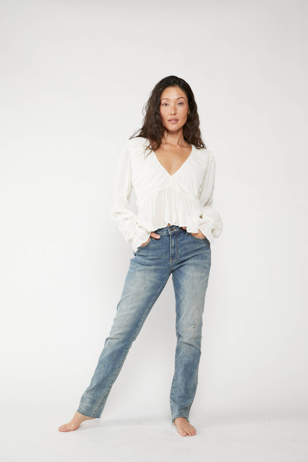 Crosby Mid Rise Relaxed Taper Jean, 4 Year Vintage