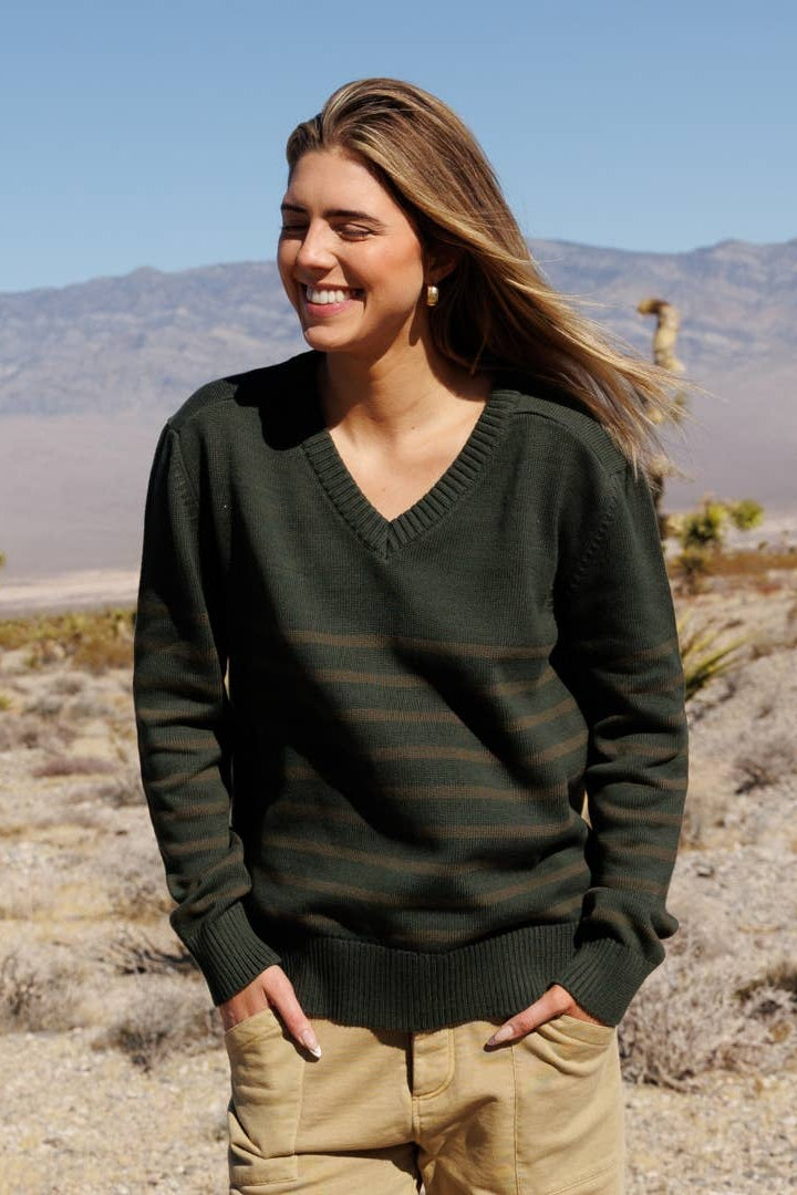 Organic Cotton - V Neck Sweater