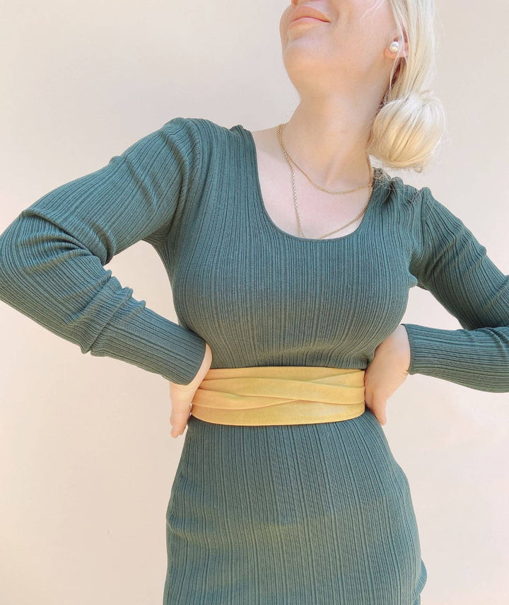 Wrap Belt | Golden Camel | Adjustable One-Size