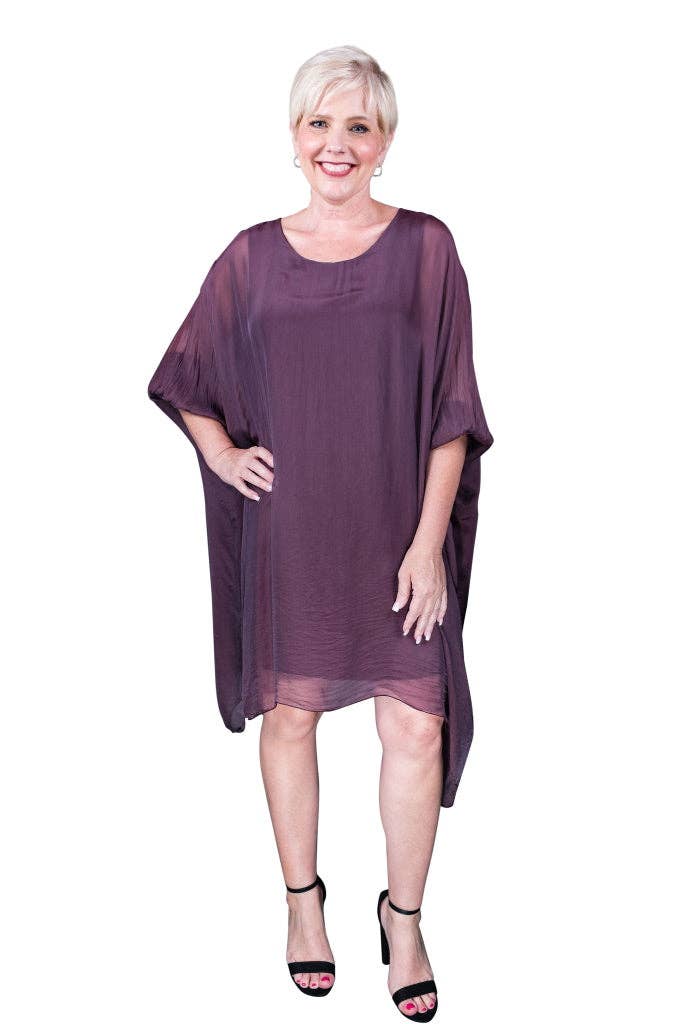 Alessia Silk Kaftan Dress