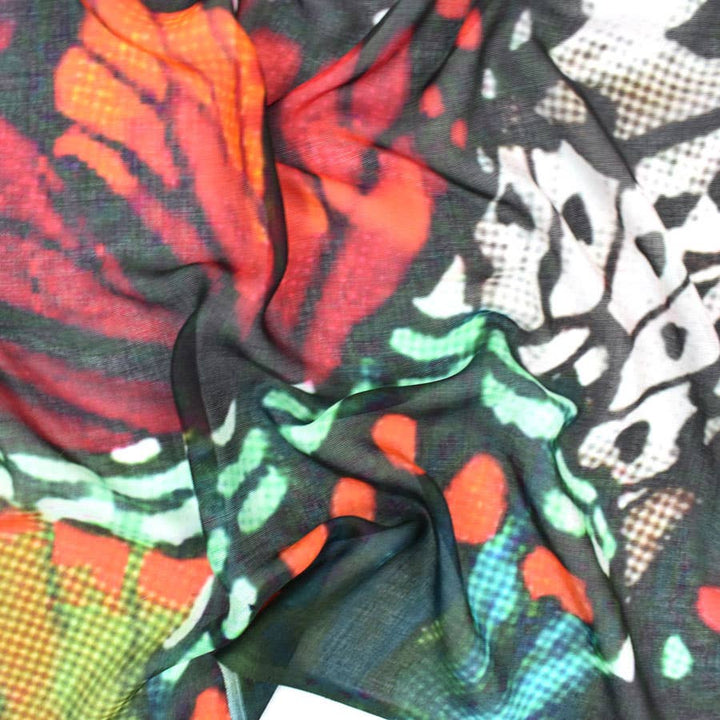 Macheros Abstract Butterfly Scarf