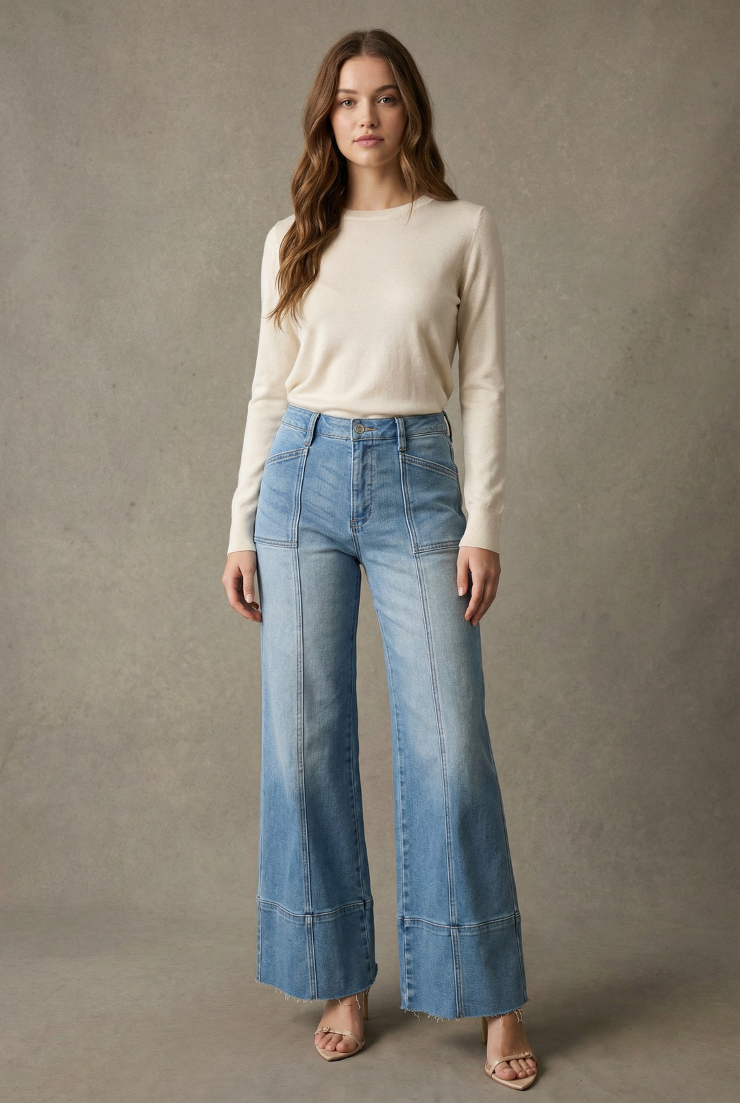 Eco Friendly Tummy Control Slim Palazzo Jean