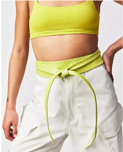 Wrap Belt - Citrus - Summer Leather - One size