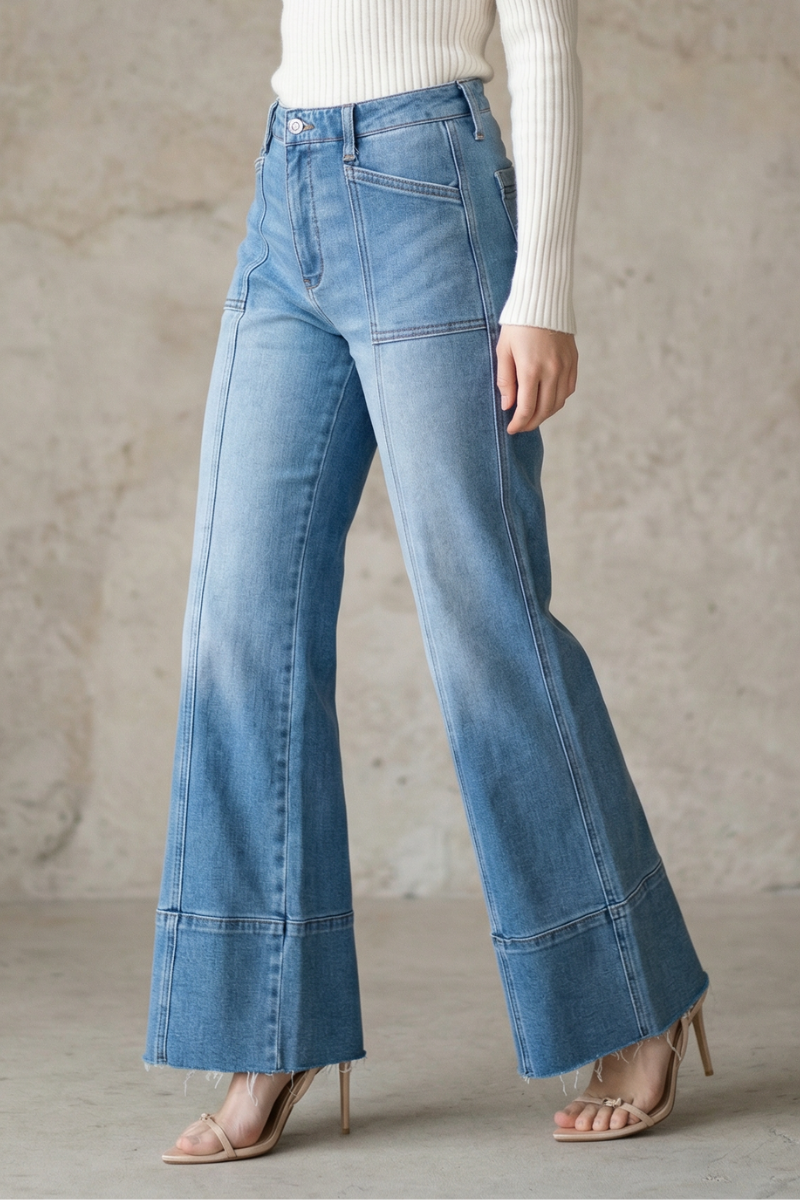 Eco Friendly Tummy Control Slim Palazzo Jean