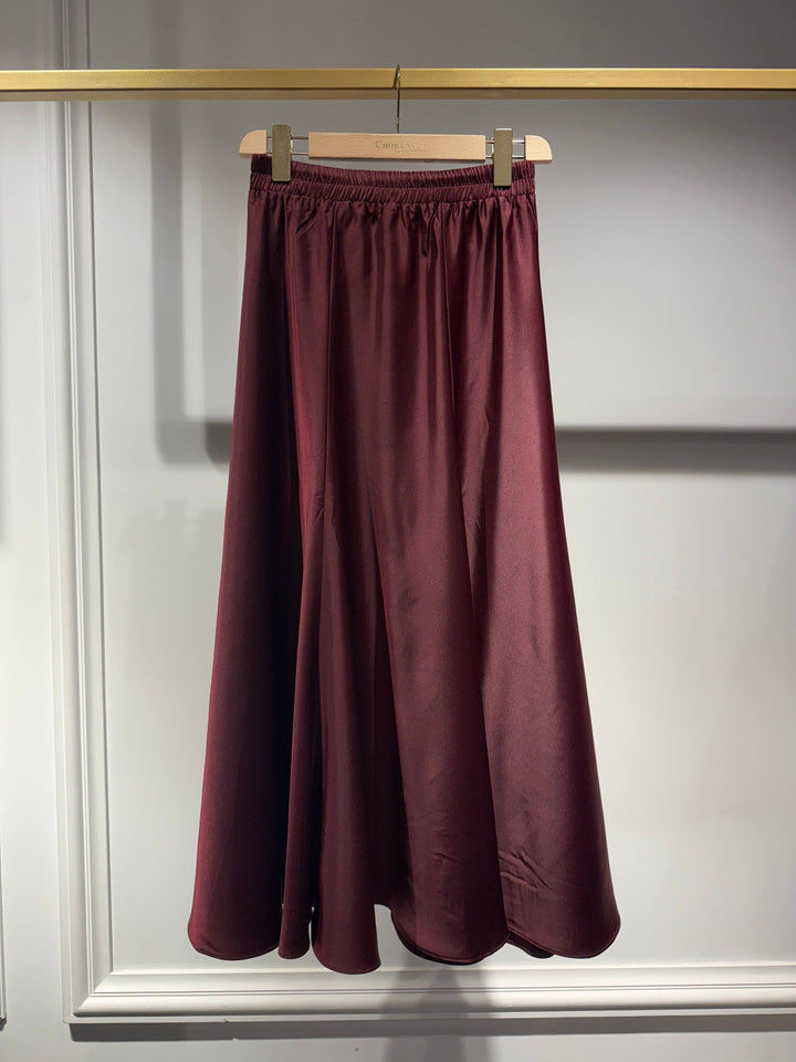 Valentine Skirt in Solid Satin