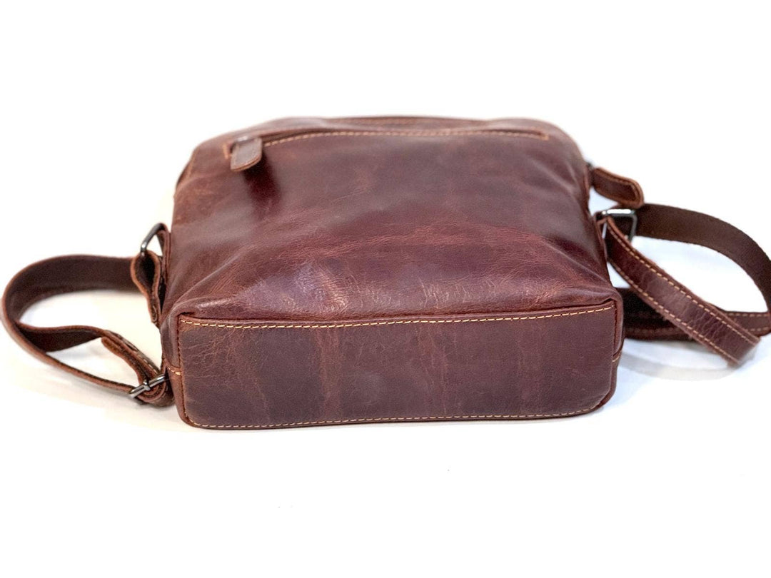 Leather Shoulder Bag - Honey