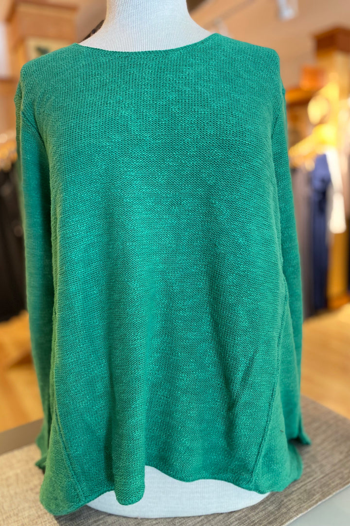 The Ultimate Cotton Sweater - Hi Low Slub Crew