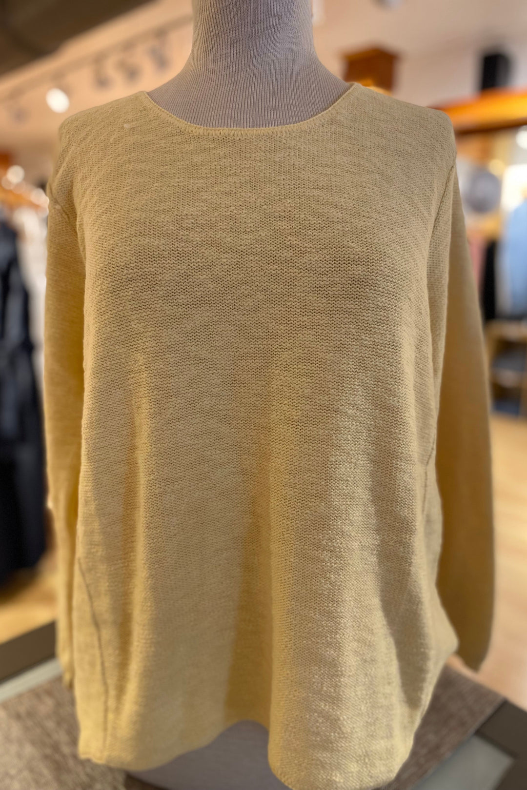 The Ultimate Cotton Sweater - Hi Low Slub Crew