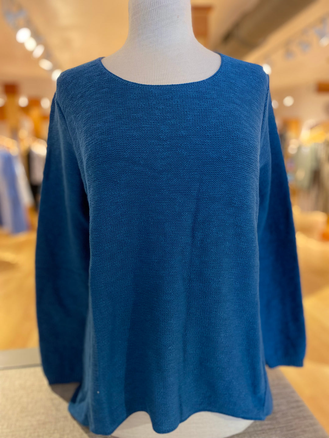 The Ultimate Cotton Sweater - Hi Low Slub Crew