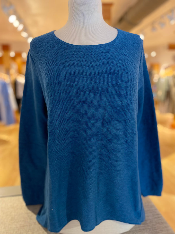The Ultimate Cotton Sweater - Hi Low Slub Crew