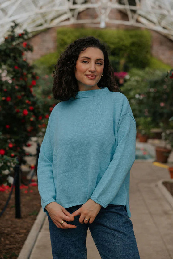 Avalin Cotton Mock Neck Pullover