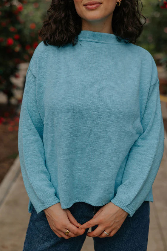 Avalin Cotton Mock Neck Pullover