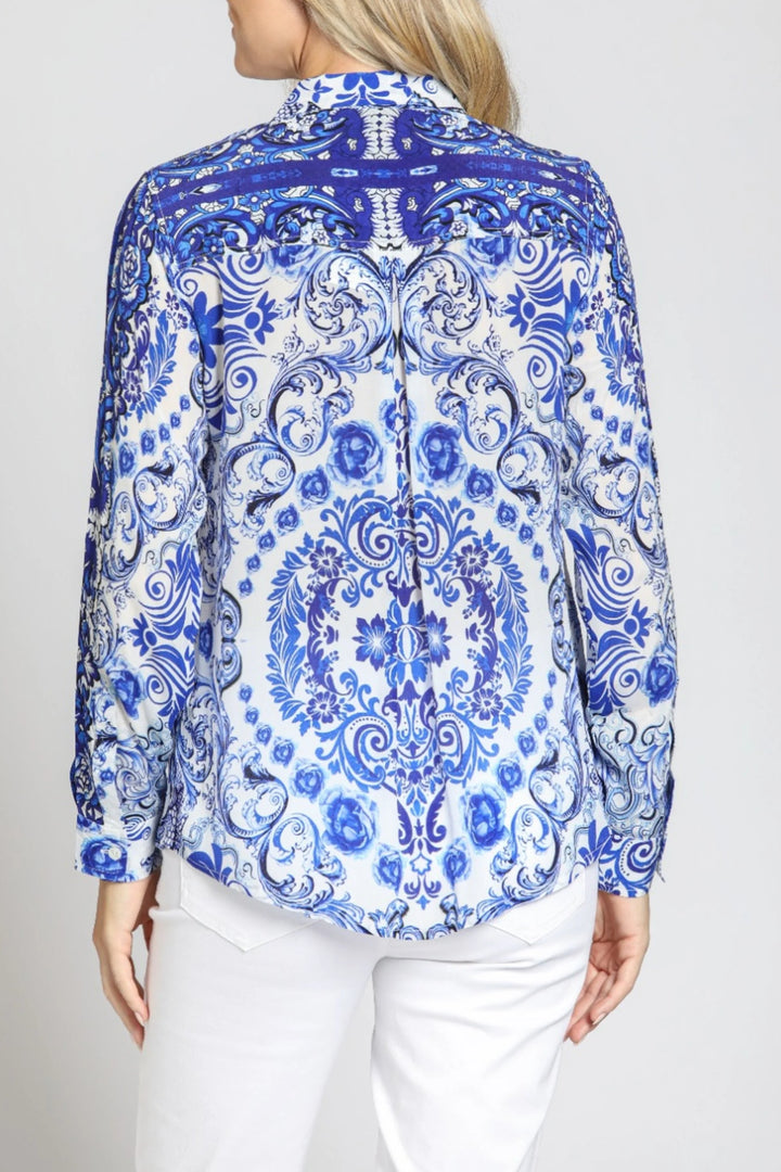 Button-up With Roll-up Sleeve